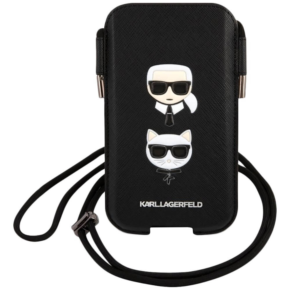 Чехол Karl Lagerfeld L size, чёрный (KLHCP12LOPHKCK)