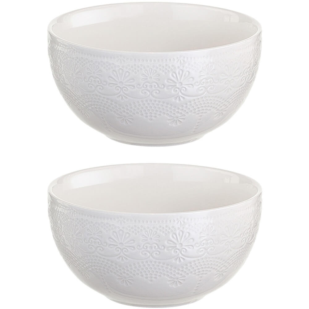 Изображение товара Салатник Liberty Jones Tracery LJ_LL_BO16 из фарфора белого цвета