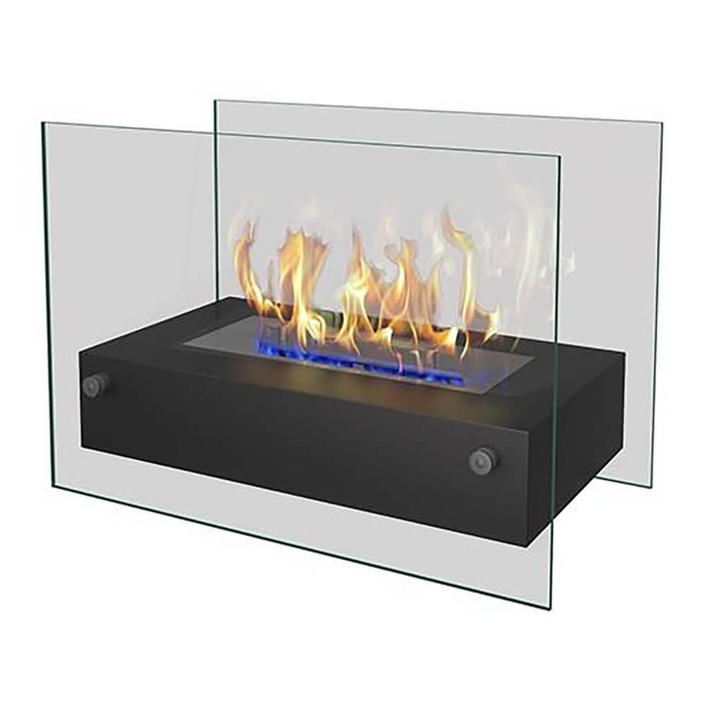 Изображение товара Камин биокамин ZeFire Iceberg настольный черный экологичный дизайн