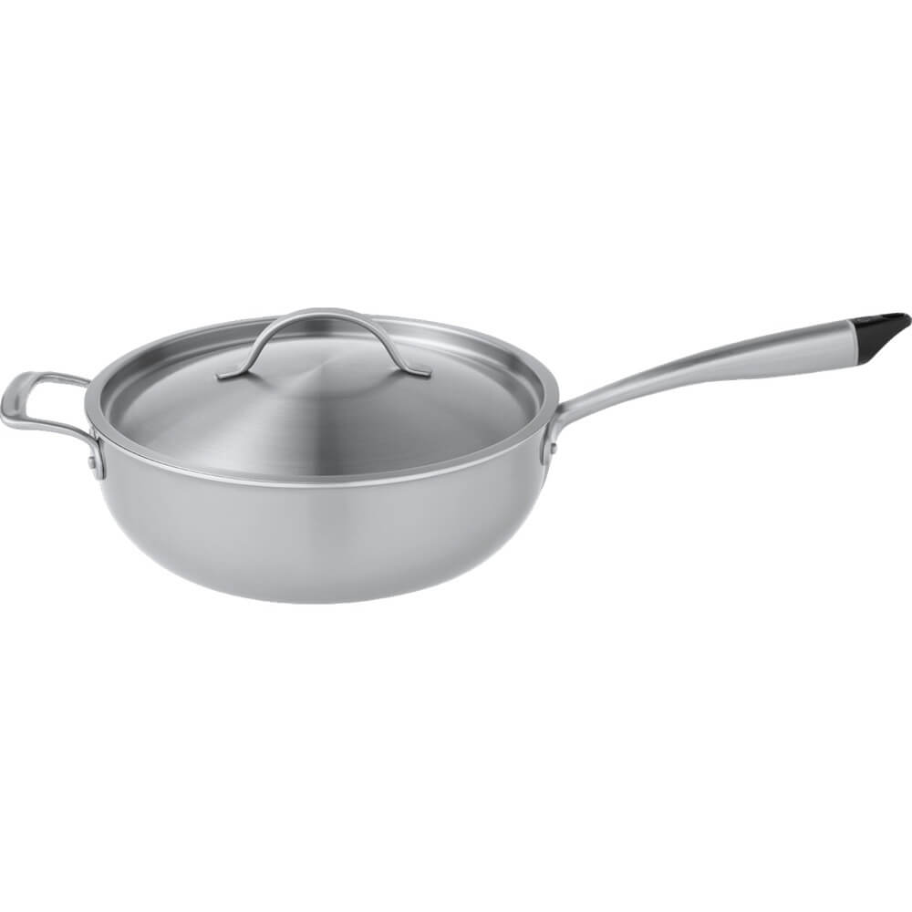 Изображение товара Сотейник Asko ACP13S из нержавеющей стали 29.5 см с крышкой для всех плит