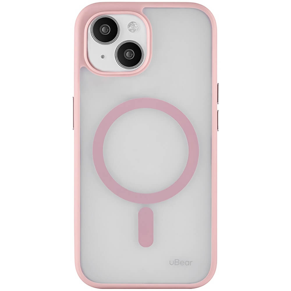 Купить Чехол uBear Cloud Mag Case для iPhone 15 MagSafe розовый в Орле