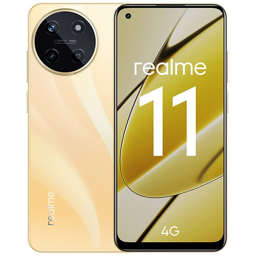 Купить Смартфон Realme 11 256 ГБ золотой в Москве