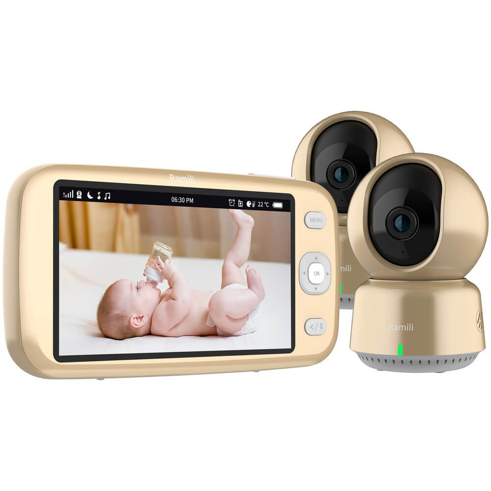 Изображение товара Видеоняня Ramili Baby RV1600X2 с 2 камерами, ночным видением и управлением через мобильное приложен