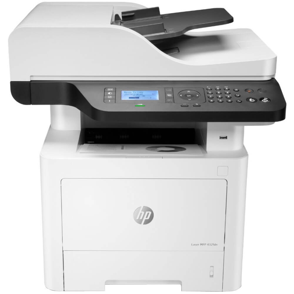 Изображение товара Лазерное МФУ HP Laser MFP 432fdn с функциями сканирования и факса 40 стр/мин