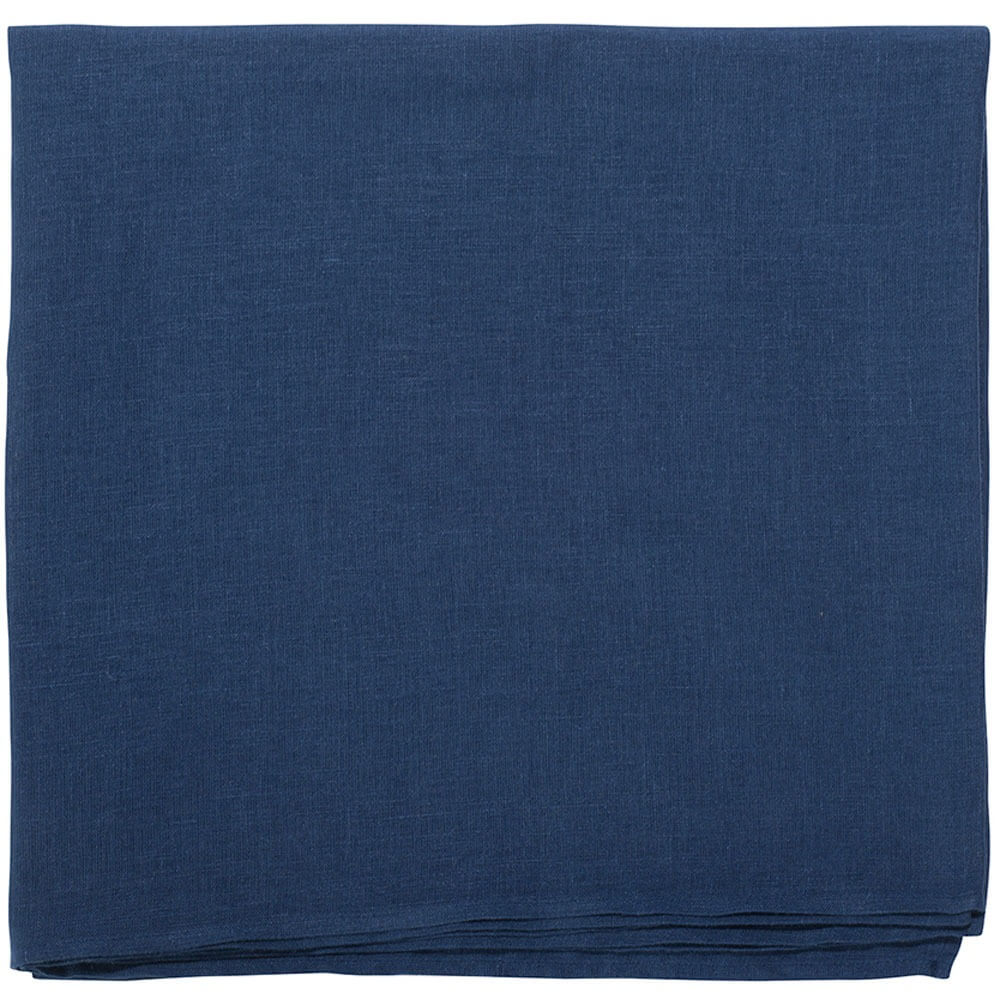 Изображение товара Квадратная льняная скатерть Tkano TK22-TC0001 170х170 см синяя