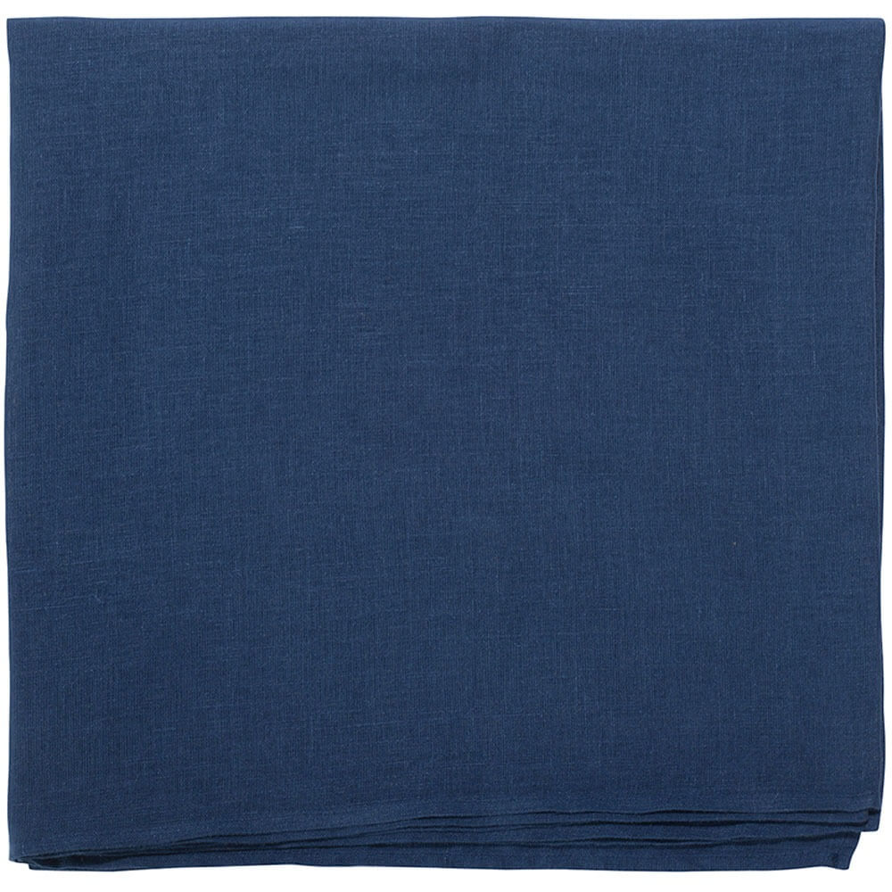 Изображение товара Стильная льняная скатерть Tkano TK22-TC0005 150х250 см синий