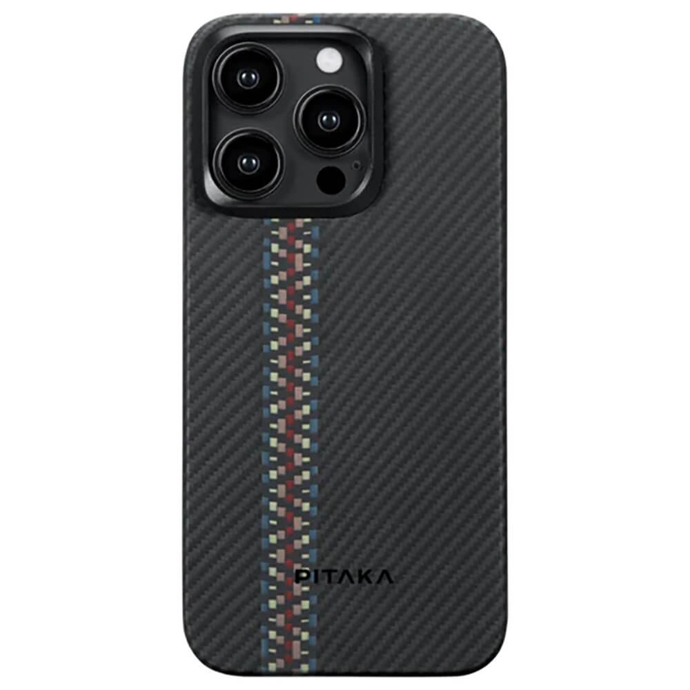 Чехол Pitaka FR1501PM для iPhone 15 Pro Max Rhapsody, Fusion Weaving MagEZ Case 4, 6.7 кевлар