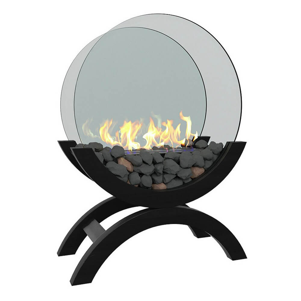 Изображение товара Биокамин ZeFire Iris большой, чёрный