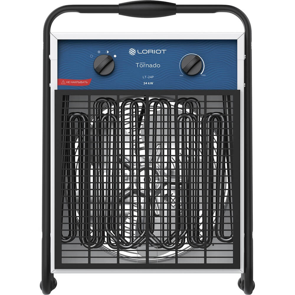 Изображение товара Электрическая тепловая пушка Loriot LT-24P Tornado 24 кВт для обогрева до 240 м2