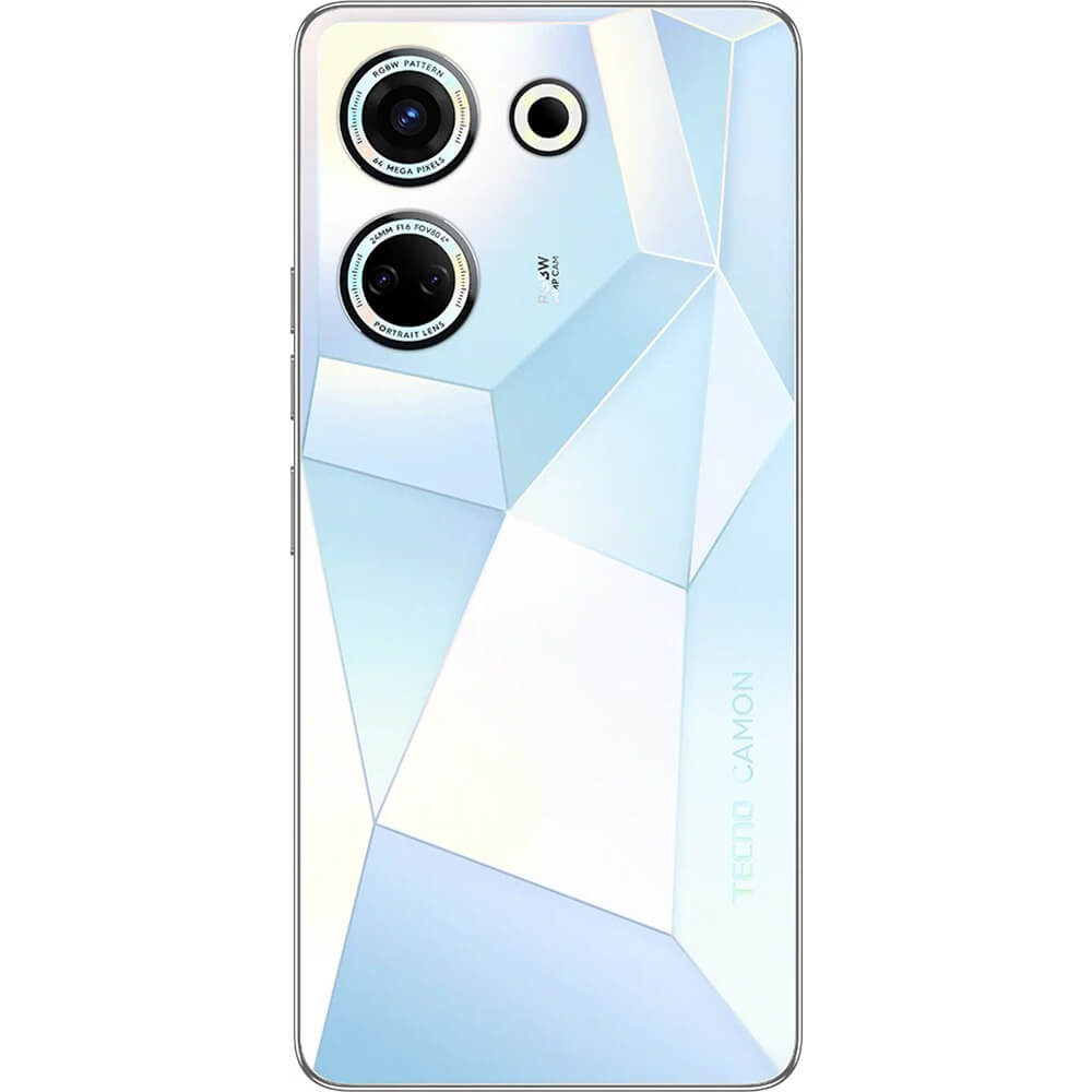Купить Смартфон Tecno Camon 20 Glacier Glow 256 ГБ белый в Москве
