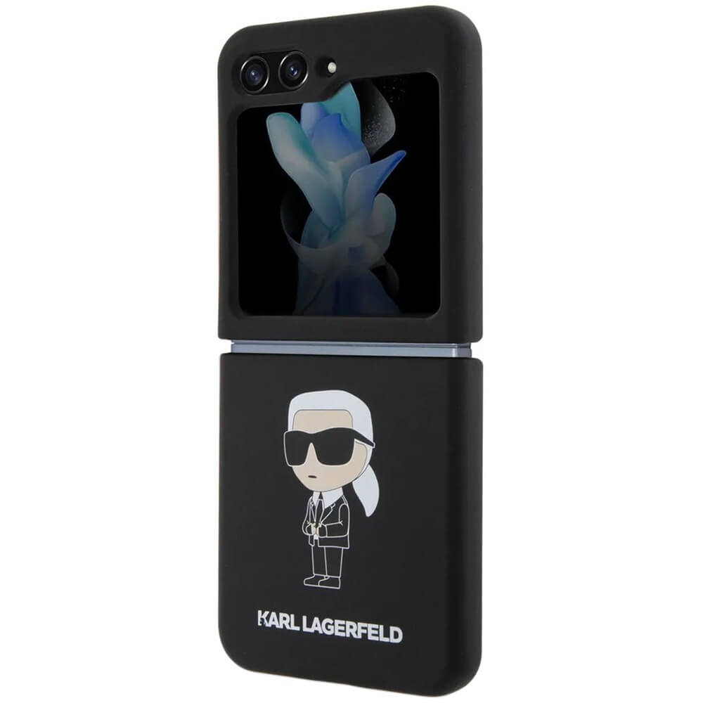 Чехол Karl Lagerfeld для Samsung Galaxy Z Flip5 NFT чёрный (KLHCZF5SNIKBCK)