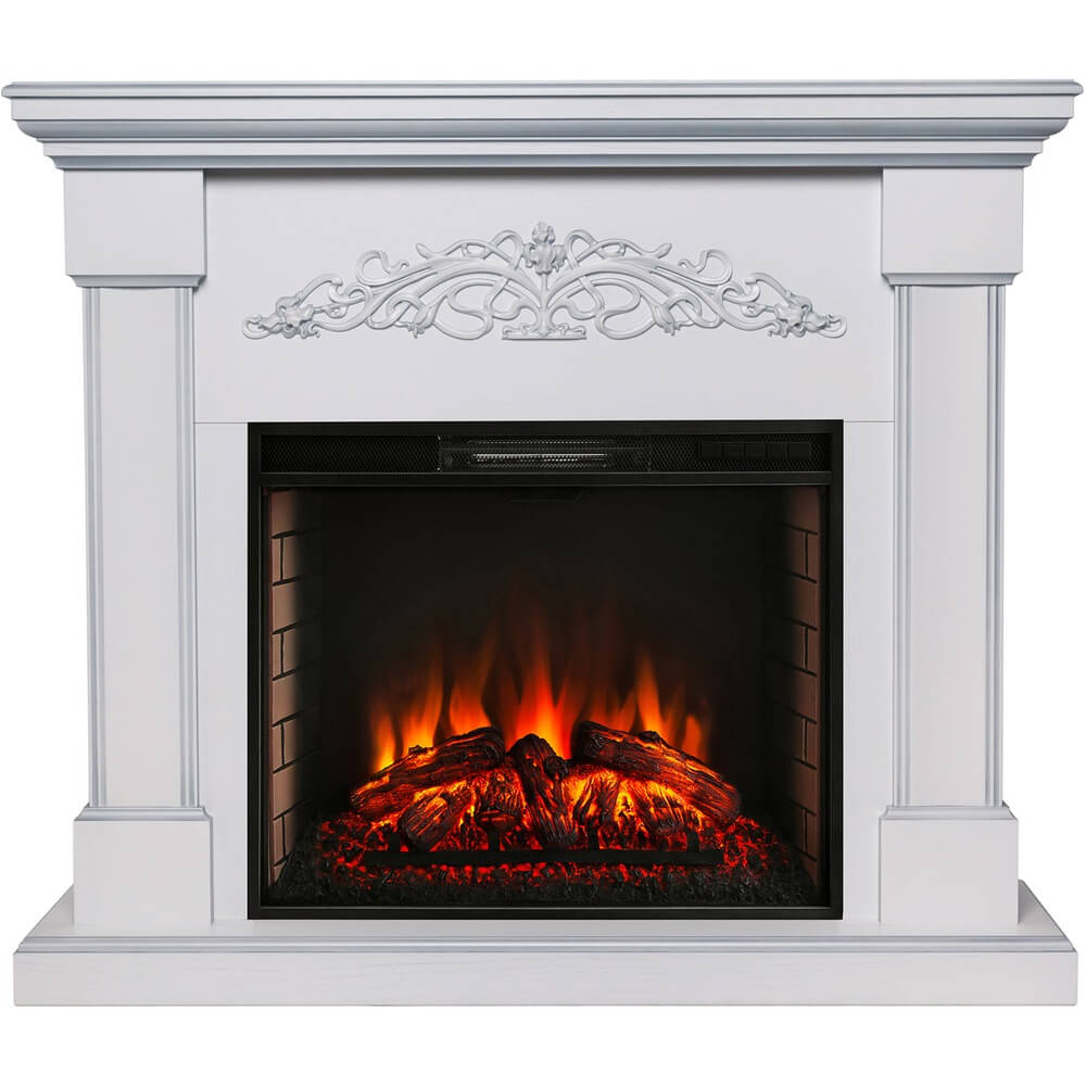 Изображение товара Электрокамин RealFlame Florence 26 WT-519S с эффектом пламени и обогревом 25 м2