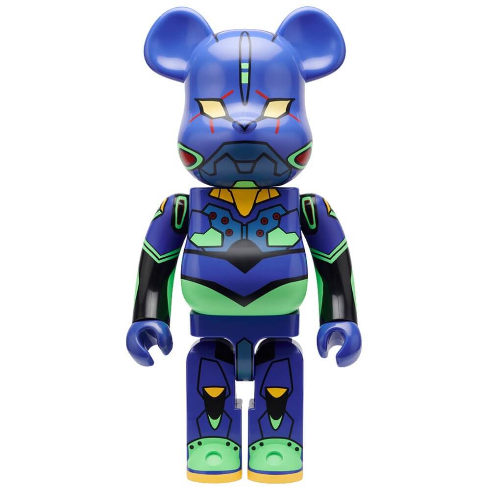 Фигура Bearbrick Medicom Toy Evangelion Eva 01 New Paint 1000%