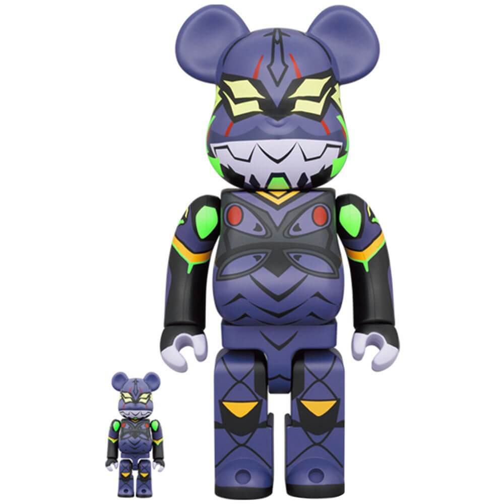 Изображение товара Фигура Bearbrick Medicom Toy Evangelion Eva 13 New Paint 400% and 100%