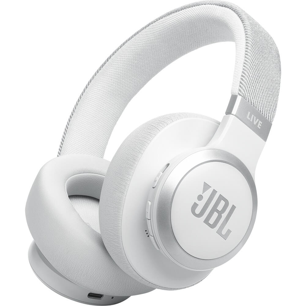Изображение товара Беспроводные наушники JBL Live 770NC с активным шумоподавлением, белый