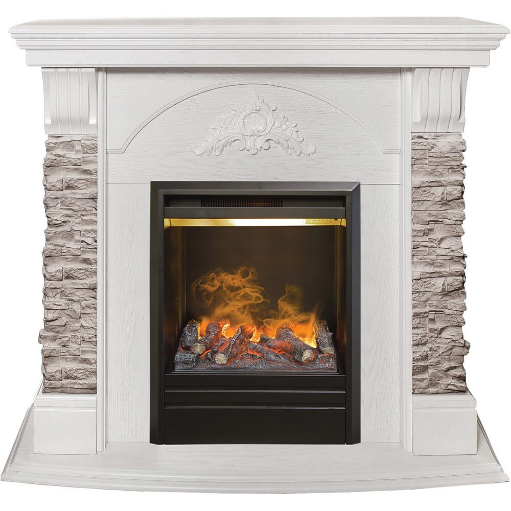 Изображение товара Камин RealFlame Athena GR STD/EUG WT с 3D эффектом пламени