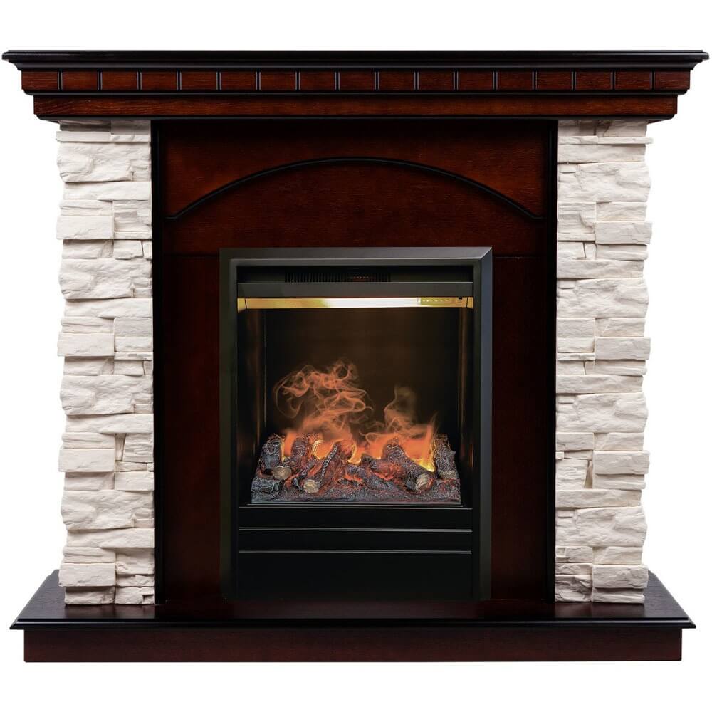 Изображение товара Электрокамин RealFlame Elford STD/EUG AO + 3D Olympic напольный стильный