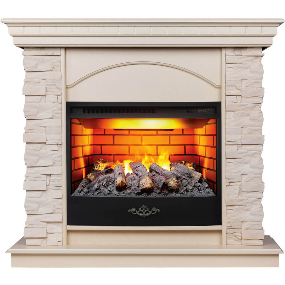 Изображение товара Электрокамин RealFlame Elford 25.5 WT + Firestar 25.5, напольный