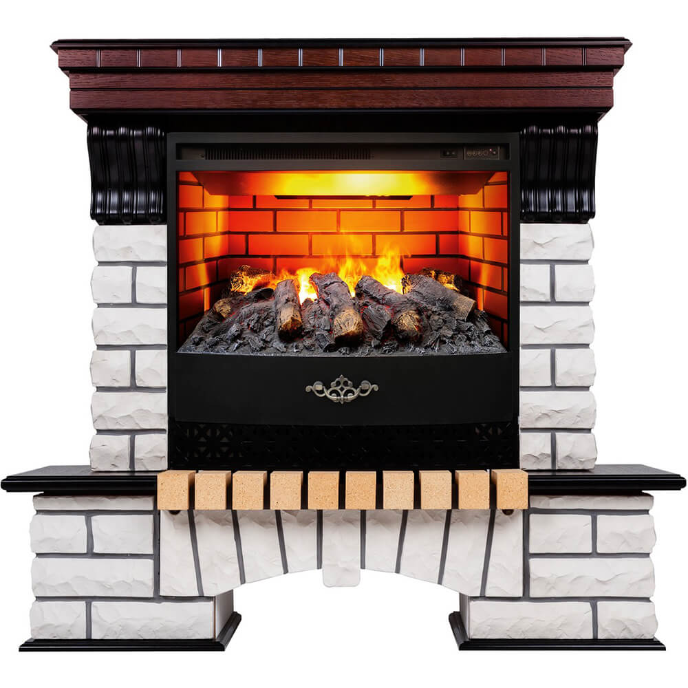 Изображение товара Электрокамин RealFlame Country 25. 5 AO с Firestar 25. 5 - напольный комплектация