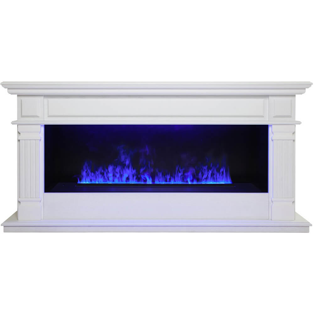 Изображение товара Электрокамин RealFlame Islandia CST WT + Cassette-S 1000 3D RGB напольный