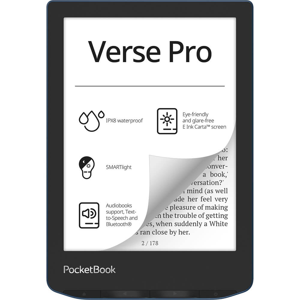 Купить Электронная книга PocketBook 634 Verse Pro Azure (PB634-A-WW) в  Калуге