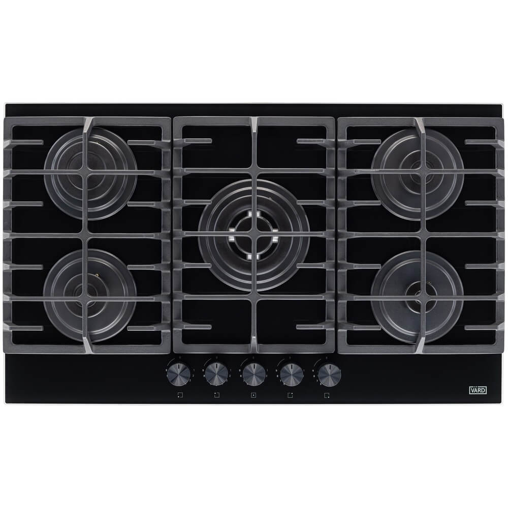 Изображение товара Варочная поверхность газовая VARD VHLS9534K 5 конфорок с механическим управлением