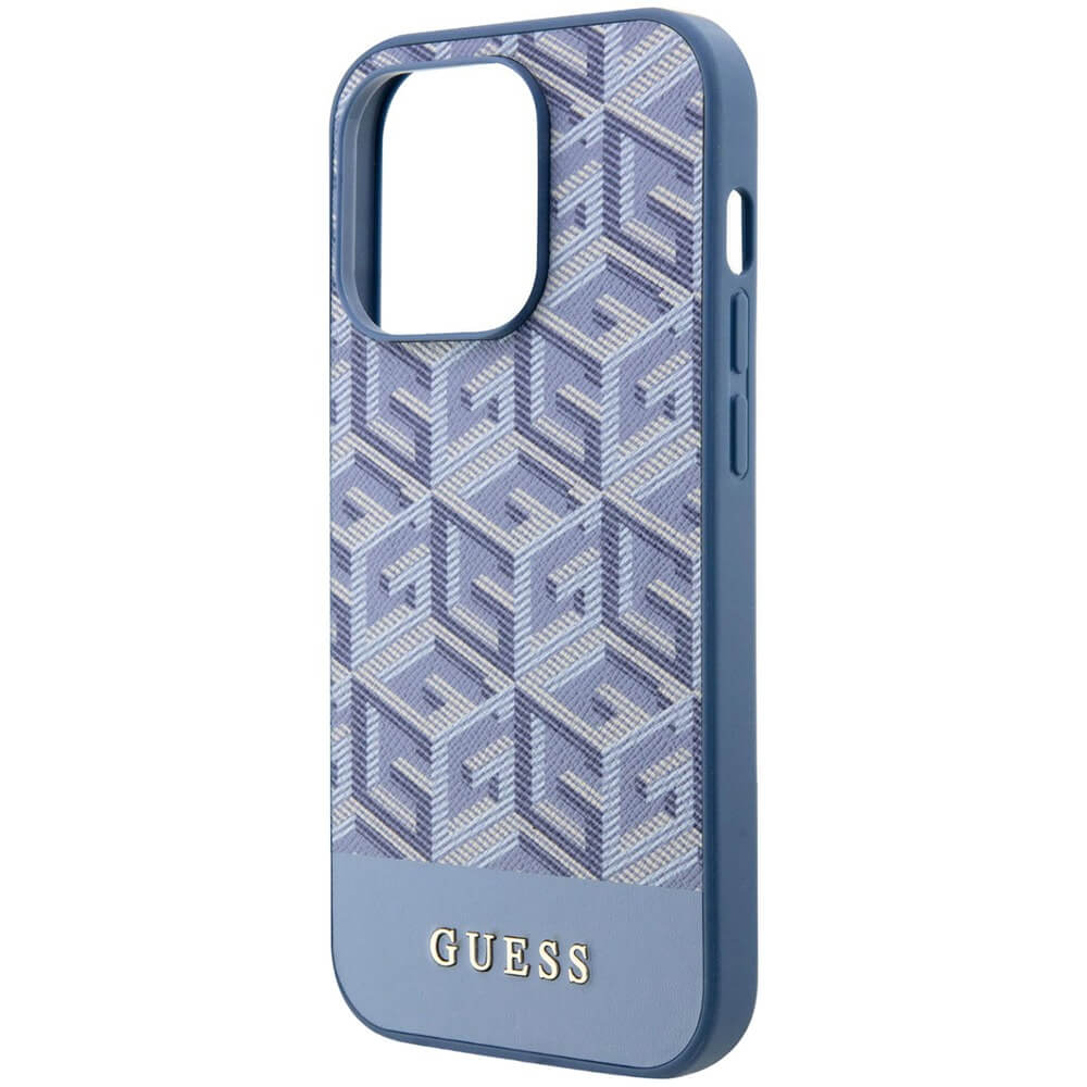 Купить Чехол Guess для iPhone 15 Pro Max G Cube Hard MagSafe голубой в  Ростове-на-Дону