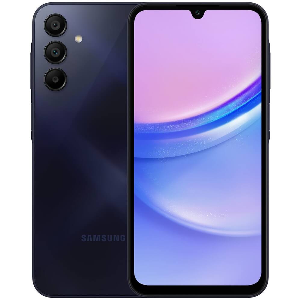 Купить Смартфон Samsung Galaxy A15 128 ГБ тёмно-синий в Москве