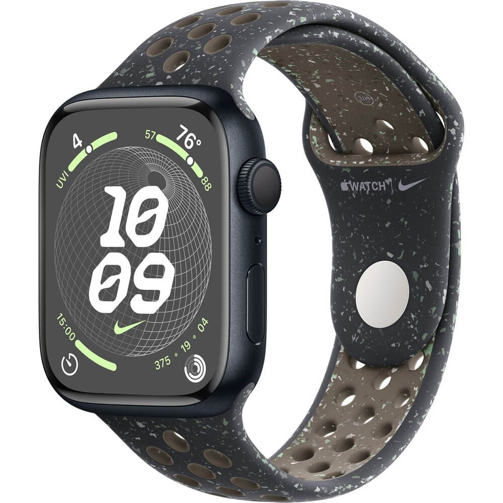 Купить Смарт-часы Apple Watch Series 9 45 мм, тёмная ночь M/L спортивный  ремешок Nike в Брянске