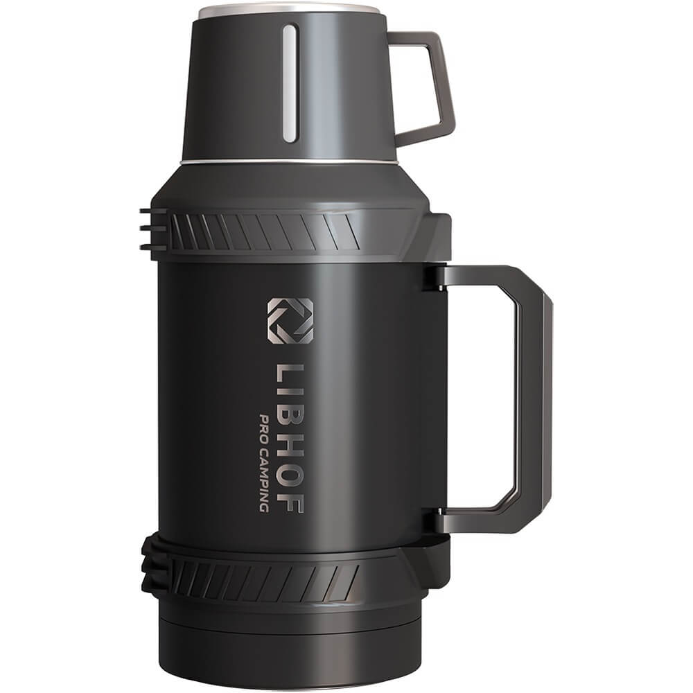 Изображение товара Термос Libhof TC-1600 с кружкой 1.6 л нержавеющая сталь пластик