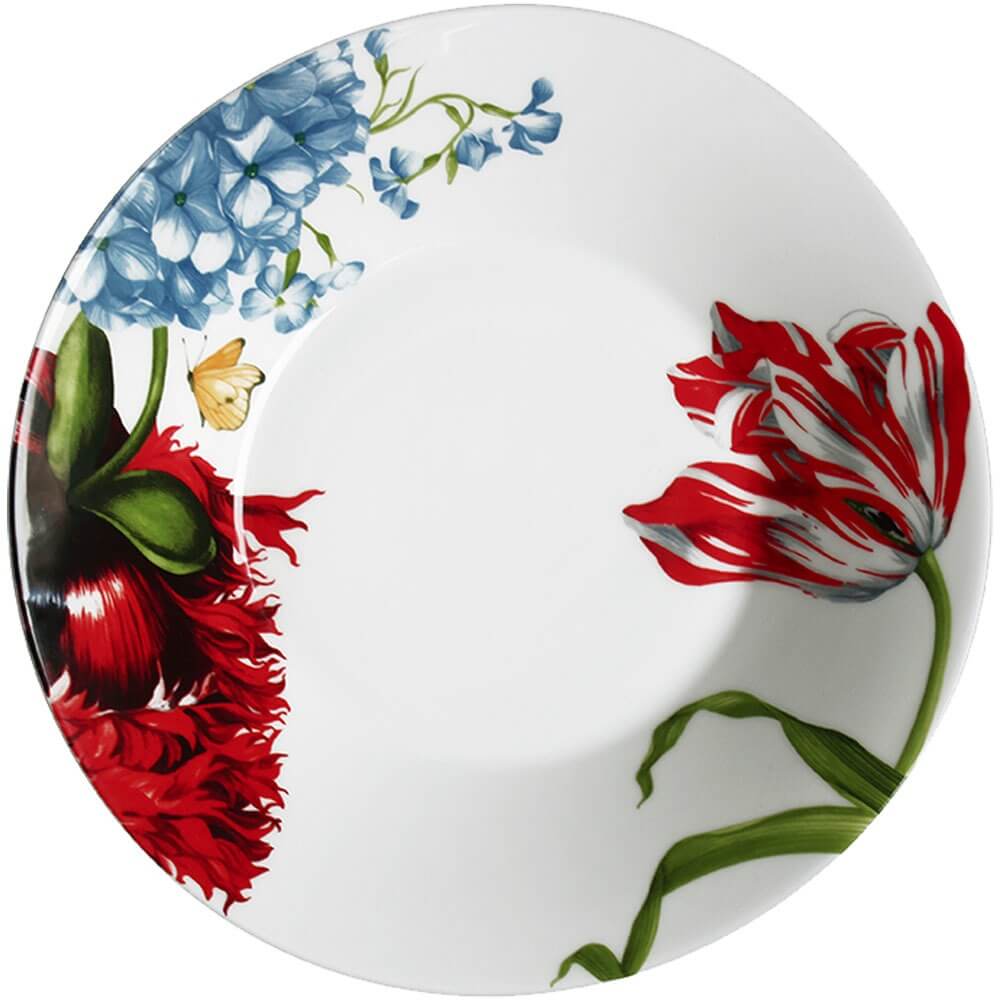 Изображение товара Тарелка Taitu Emotion 5-8-5 суповая костяной фарфор 24 см разноцветная