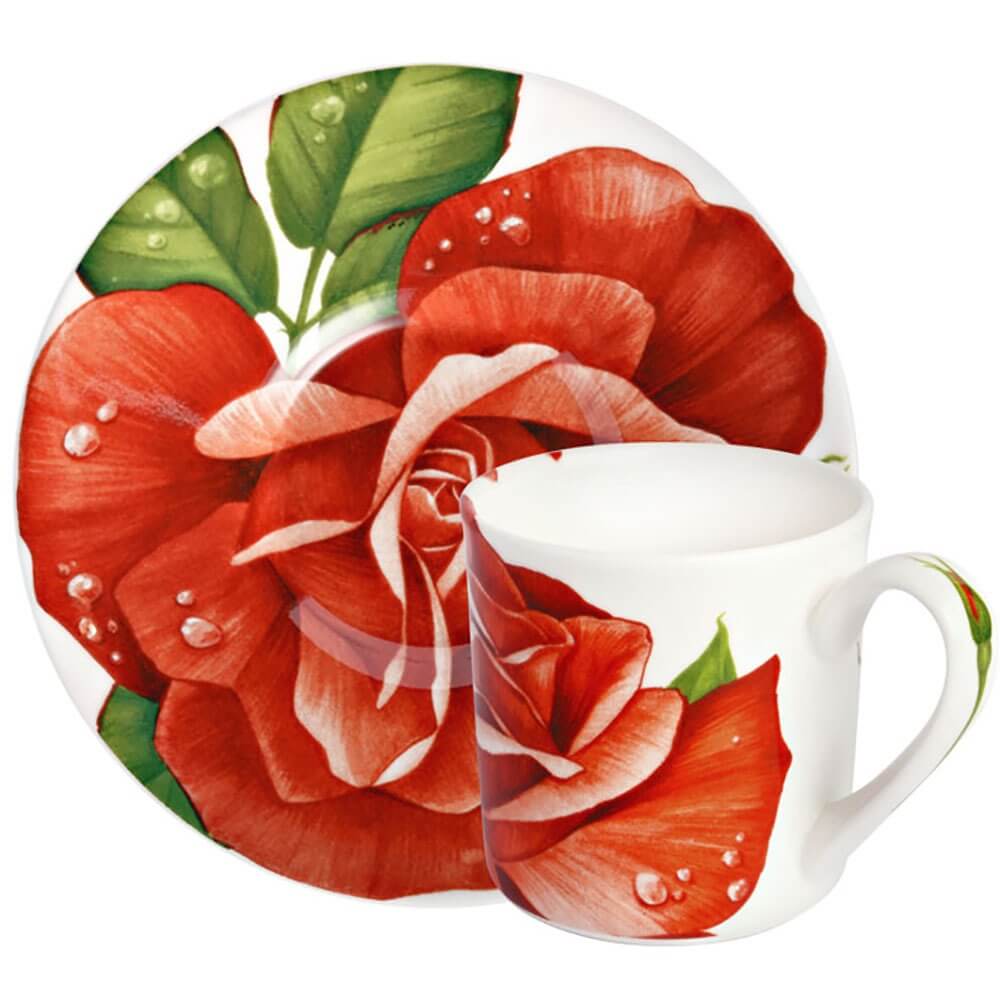 Изображение товара Чашка Taitu Romantica 2-191 кофейная пара из костяного фарфора 2 шт