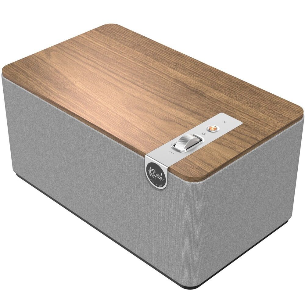 Изображение товара Портативная акустика Klipsch The Three Plus Walnut с Bluetooth Wi-Fi модулем