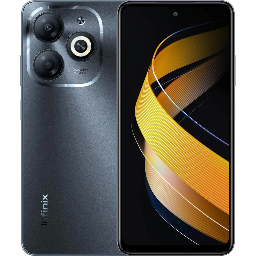 Смартфон Infinix Smart 8 128 ГБ чёрный