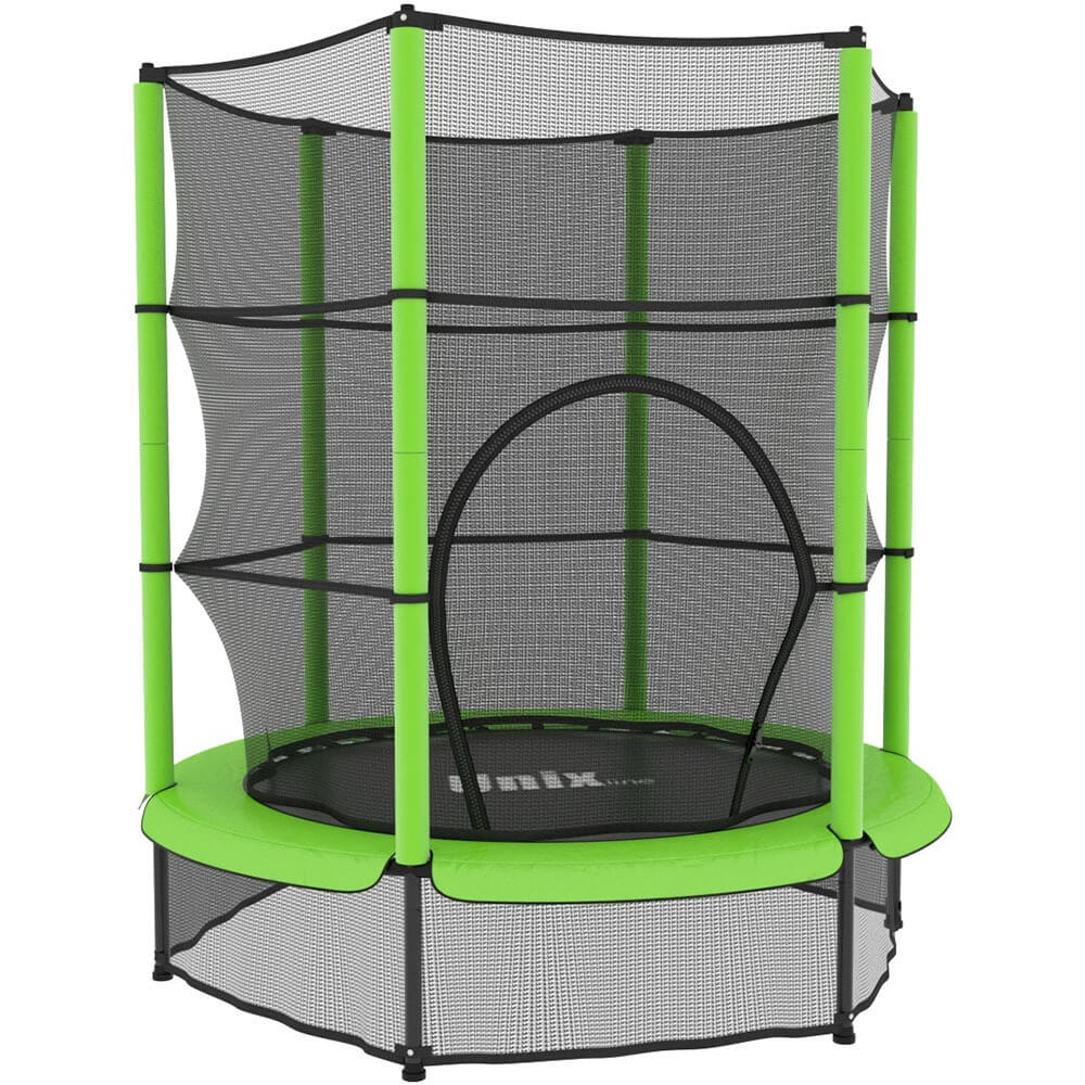 Изображение товара Детский батут UNIX Line Kids 4.6 фута Зелёный безопасность и яркость Изображение товара Детский батут UNIX Line Kids 4.6 фута Зелёный безопасность и яркость