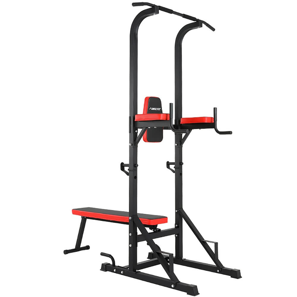 Изображение товара Силовая стойка со скамьей UNIX Fit Power Tower 120P универсальный тренажер для дома