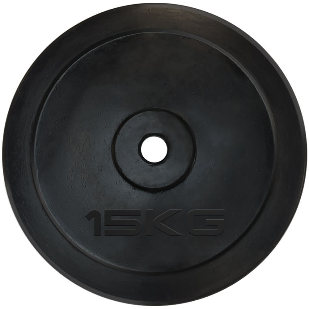 Изображение товара Обрезиненный спортивный диск UNIX Fit DU15000RUB 15 кг для силовых тренировок