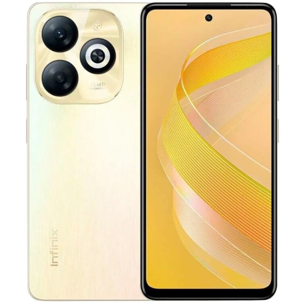 Смартфон Infinix Smart 8 Pro 128 ГБ золотой