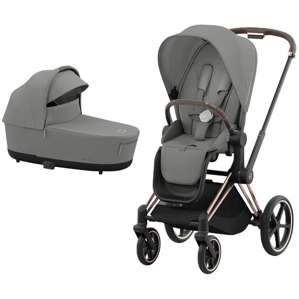 Купить Детская коляска Cybex Priam IV Rosegold 2в1 Mirage Grey в Орле