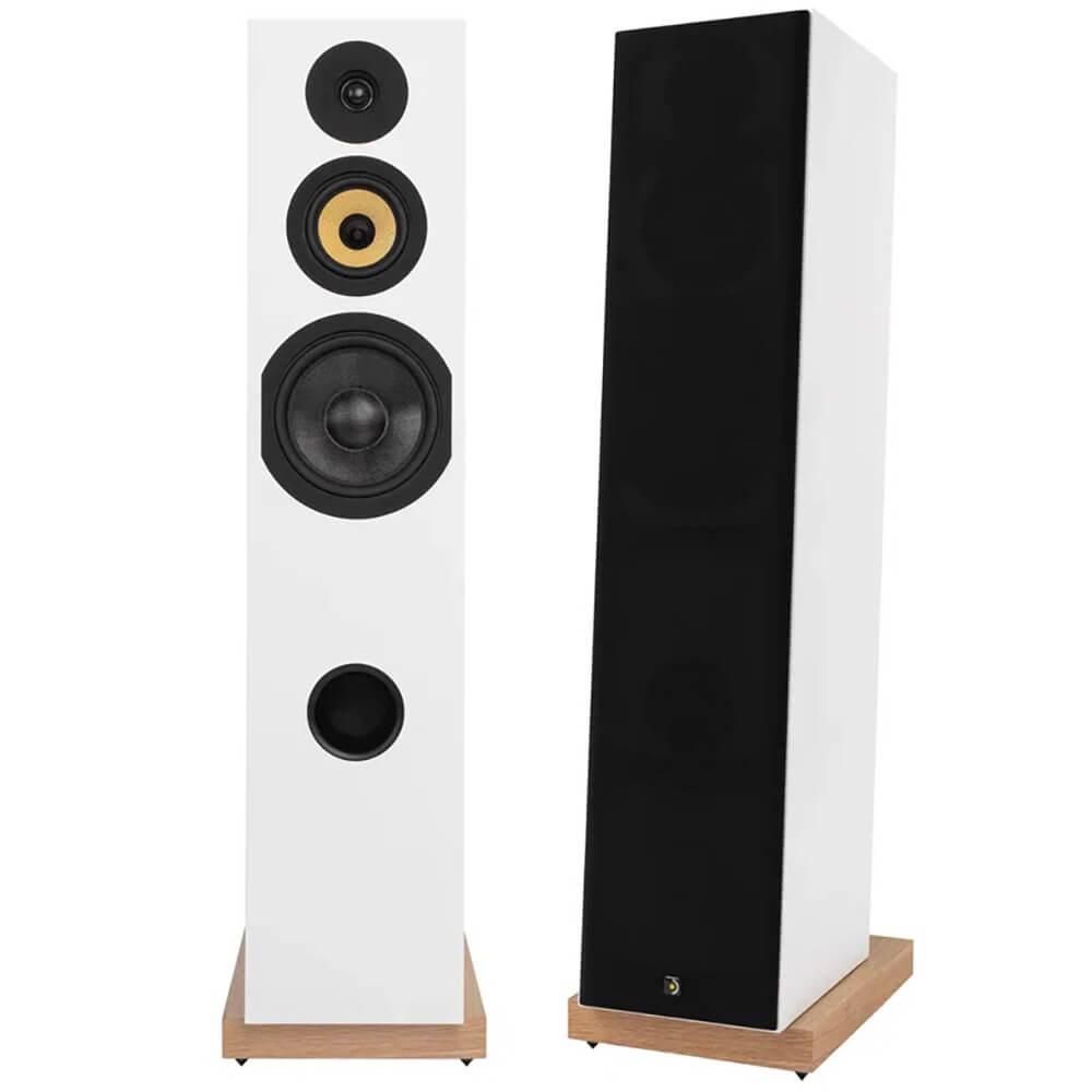 Изображение товара Акустическая система Davis Acoustics Courbet 8 White Matte - напольные стерео колонки 400 Вт