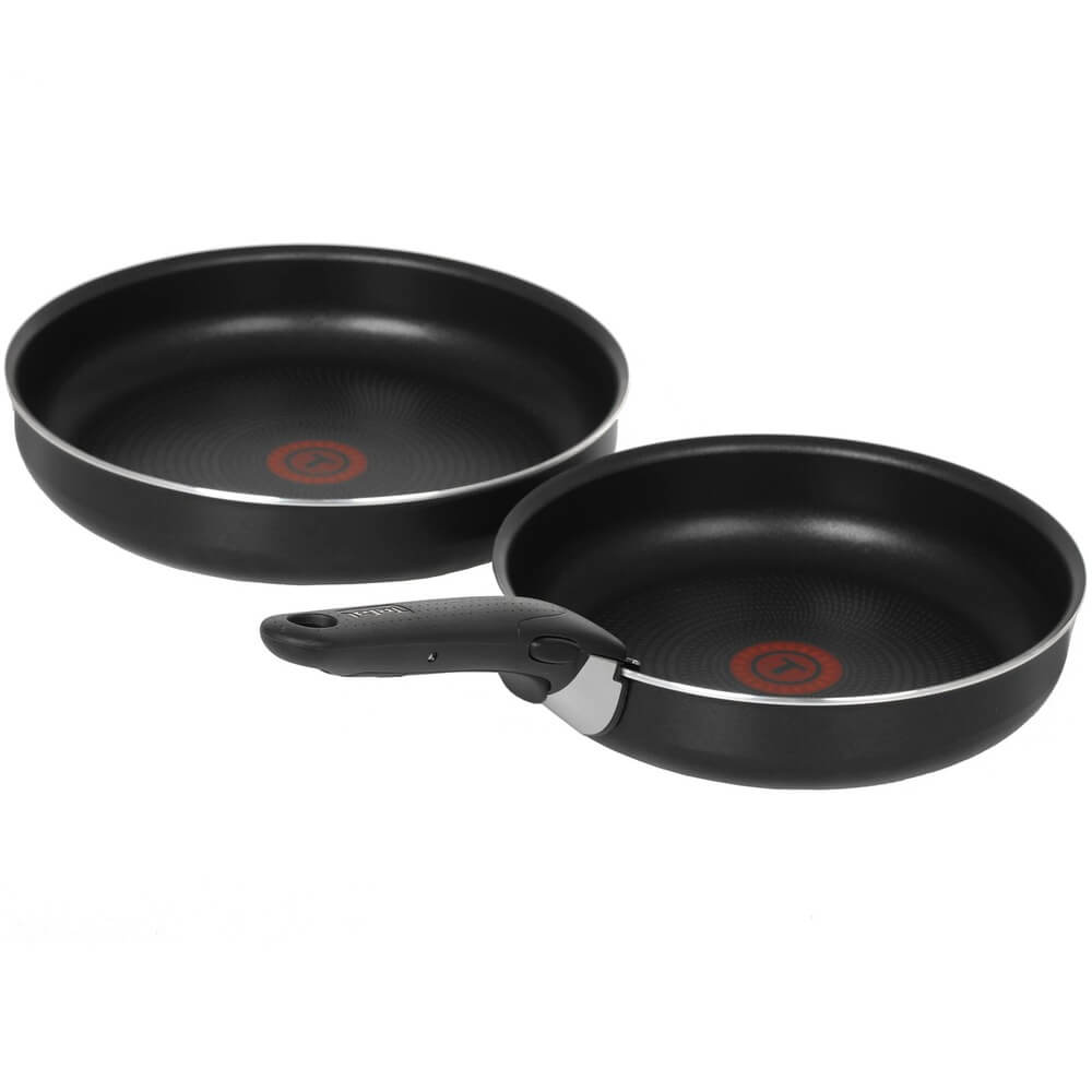 Изображение товара Набор посуды Tefal Ingenio Black 3 предмета из алюминия чёрный