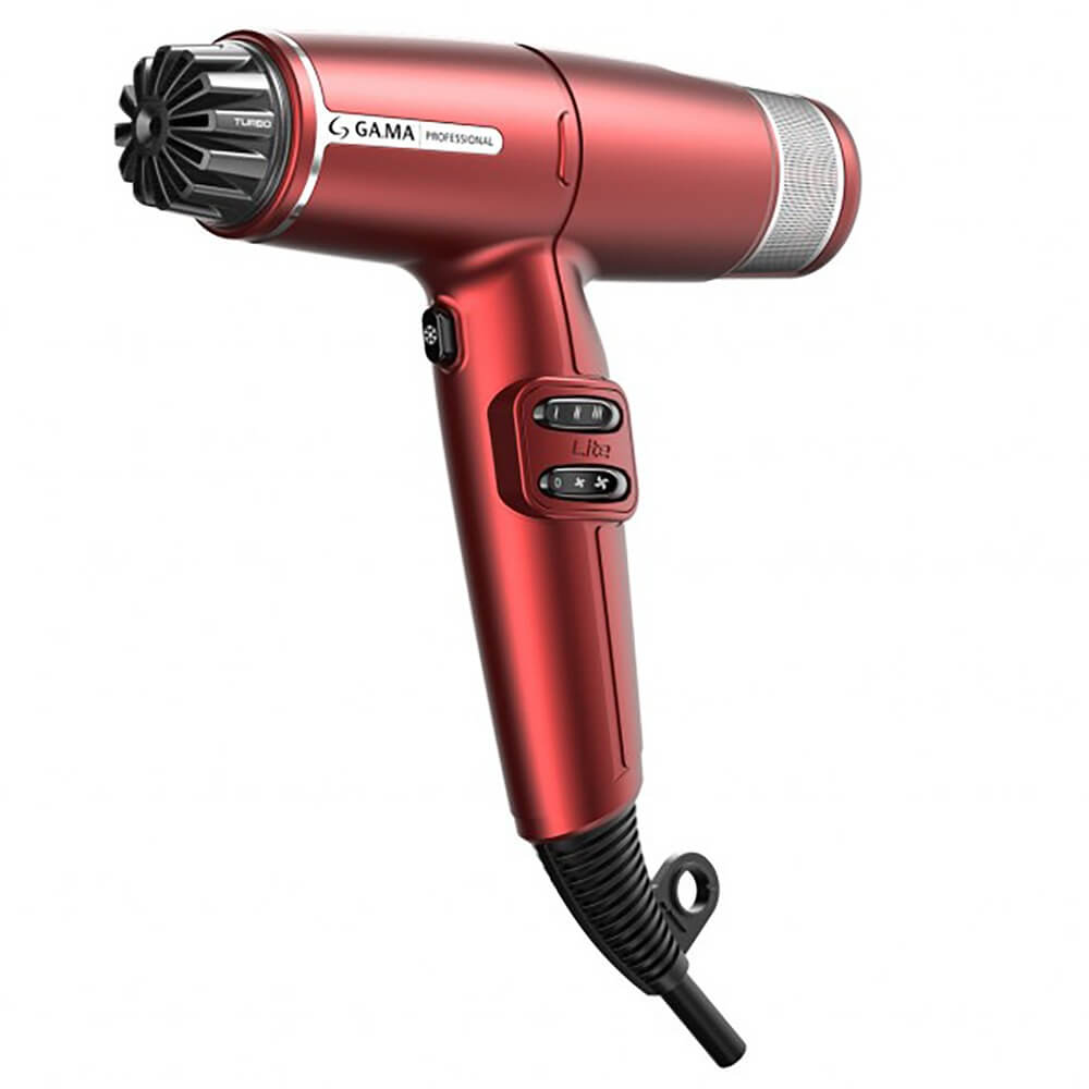 Изображение товара Профессиональный фен GA.MA IQ LITE красный, мощность 1600 Вт, бесщеточный мотор
