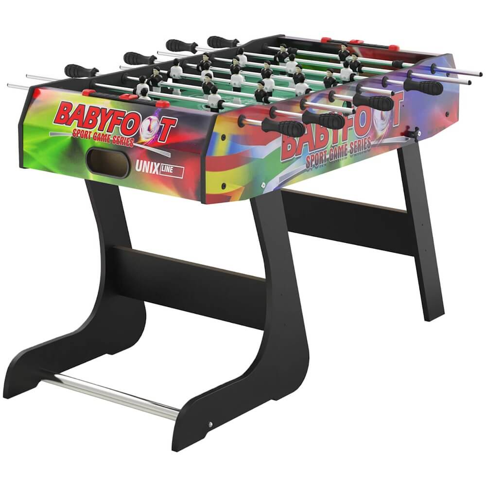 Изображение товара Настольный футбол UNIX Line GTSFU122X61CL складной яркий для дома и офиса
