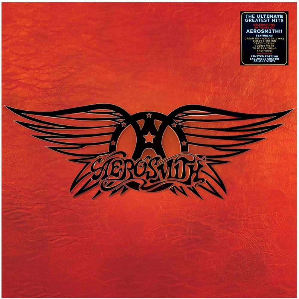 Изображение товара Виниловая пластинка Aerosmith Greatest Hits 12" в черном с красными точками релиз 2023