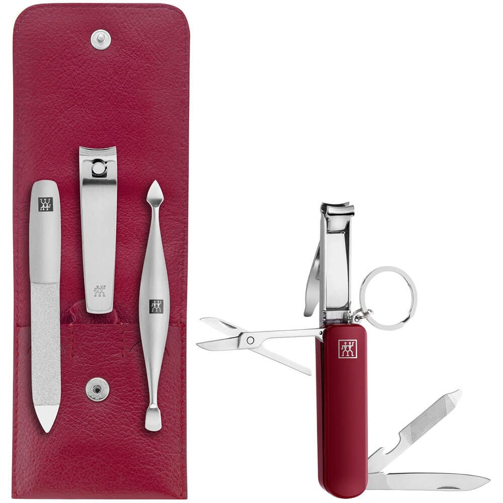 Изображение товара Маникюрный набор Zwilling Twinox 97728-003 4 предмета нержавеющая сталь красный
