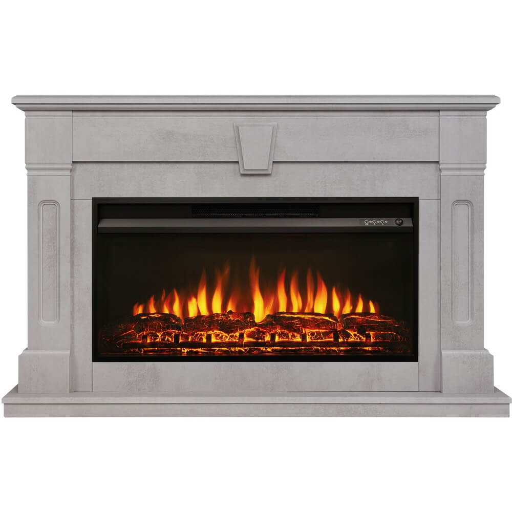 Изображение товара Электрокамин RealFlame Kellie F36 WT-F715 Flash-S 36 напольный в классическом стиле