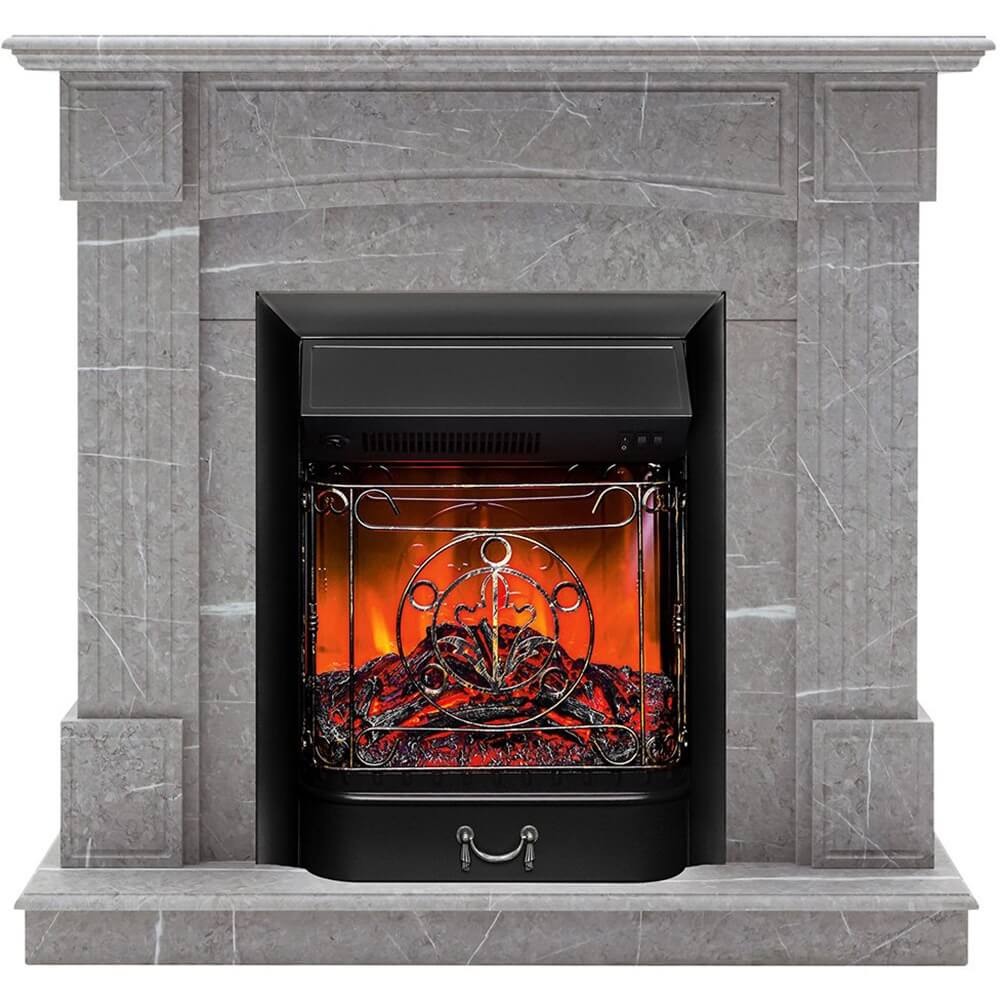 Изображение товара Электрокамин RealFlame Andrea STD GR-F716 напольный с мощностью 1500 Вт