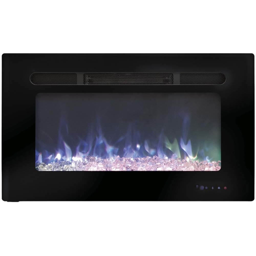 Изображение товара Электрокамин RealFlame Alpha Crystal VV11 навесной с имитацией пламени мощностью 1500 Вт