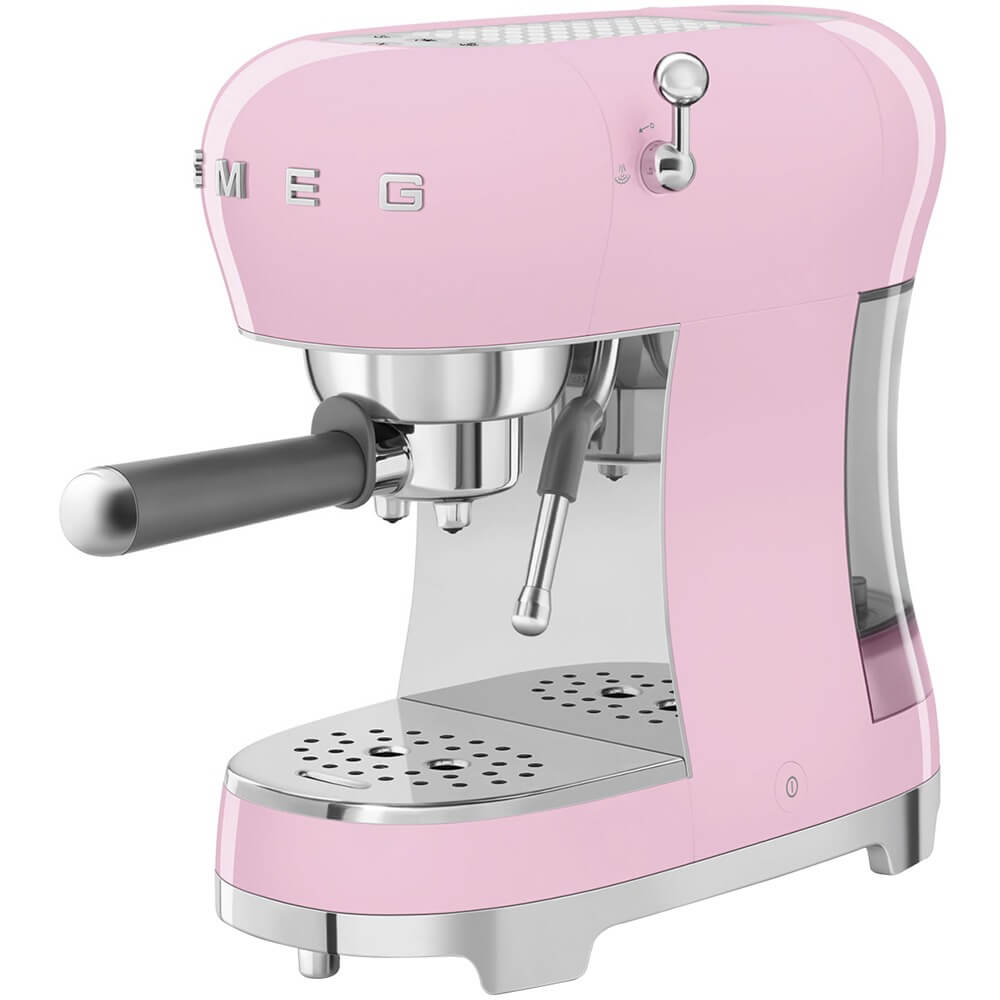 Изображение товара Кофеварка Smeg ECF02PKEU Рожковая Кофеварка с Капучинатором