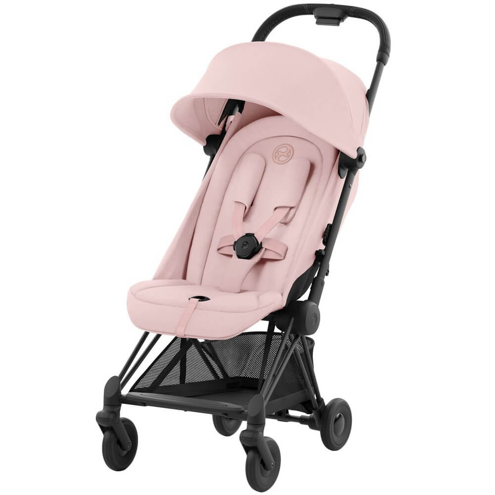 Детская коляска Cybex Coya Matt Black Peach Pink